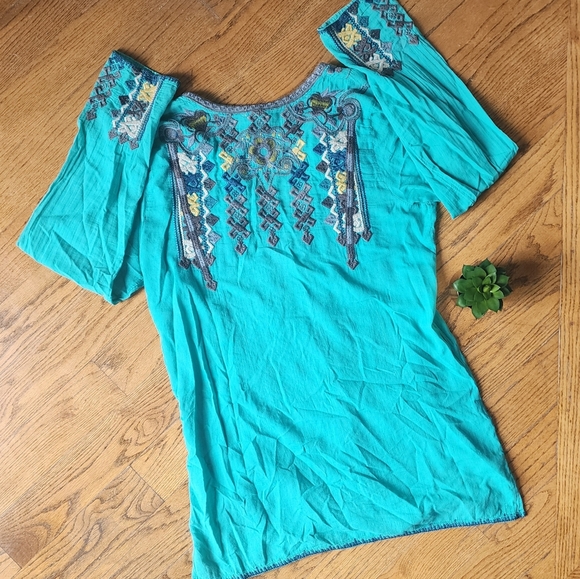 Sundance Embroidered Tunic - Picture 2 of 7